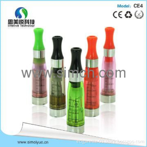 New top-selling electronic cigarette transparent clearomizer ego CE4